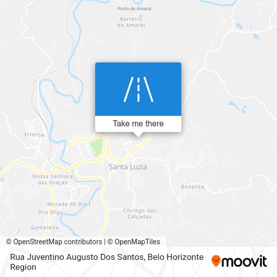 Rua Juventino Augusto Dos Santos map