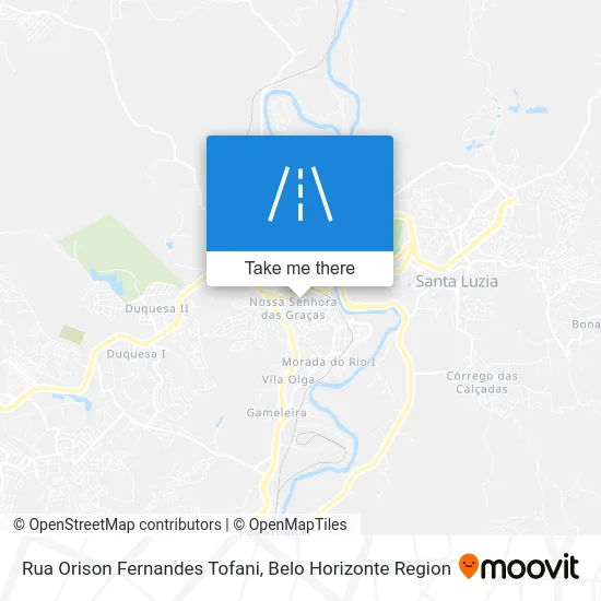 Rua Orison Fernandes Tofani map