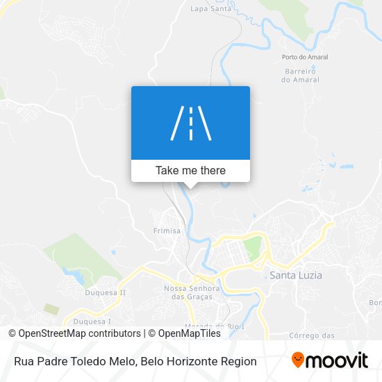 Rua Padre Toledo Melo map