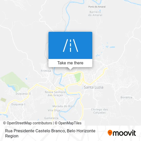 Rua Presidente Castelo Branco map