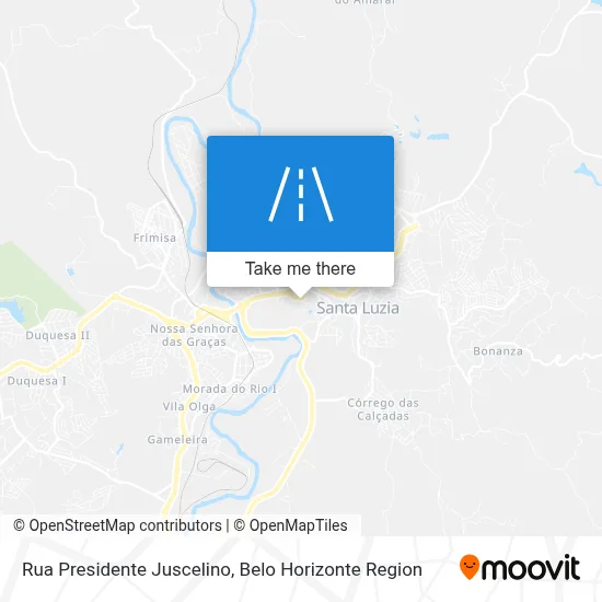 Rua Presidente Juscelino map