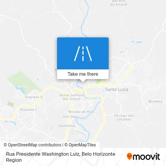 Rua Presidente Washington Luiz map
