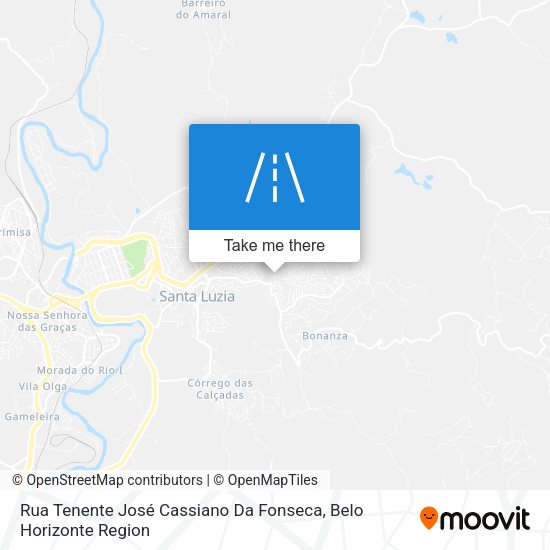 Rua Tenente José Cassiano Da Fonseca map