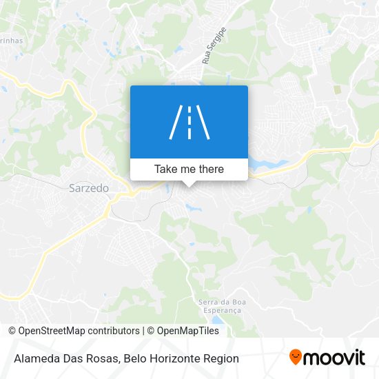 Alameda Das Rosas map