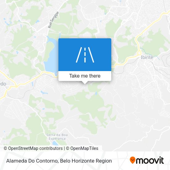 Alameda Do Contorno map