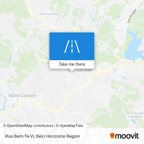 Rua Bem-Te-Vi map