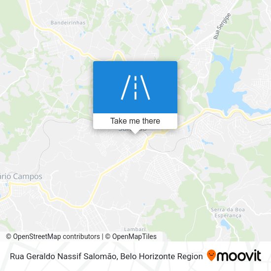 Rua Geraldo Nassif Salomão map