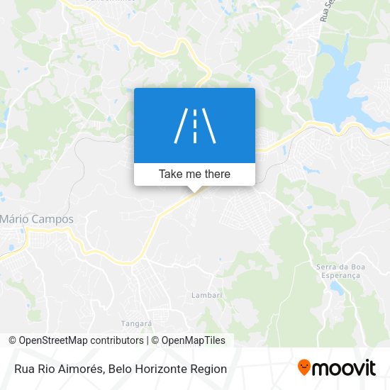 Rua Rio Aimorés map