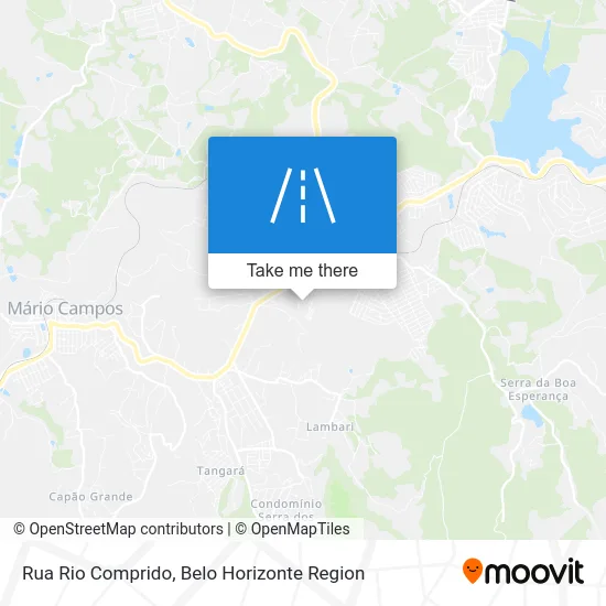 Rua Rio Comprido map