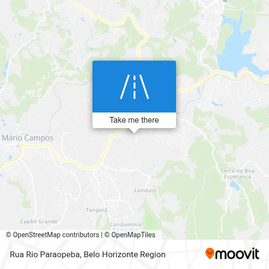 Rua Rio Paraopeba map