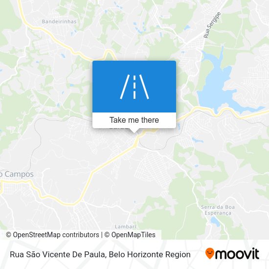 Rua São Vicente De Paula map