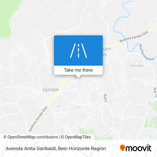 Avenida Anita Garibaldi map