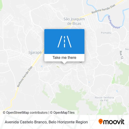 Avenida Castelo Branco map