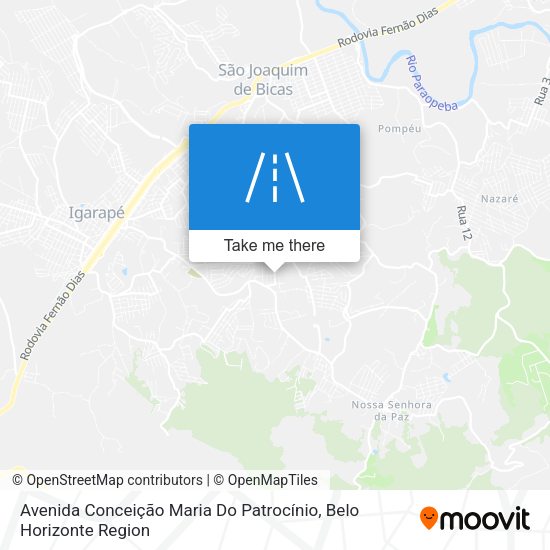 Avenida Conceição Maria Do Patrocínio map