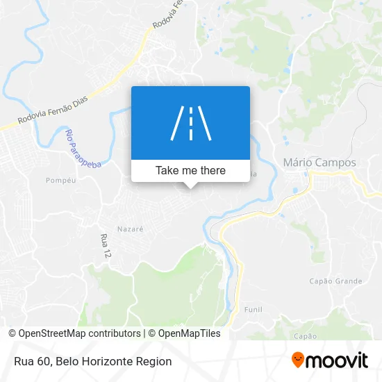 Rua 60 map