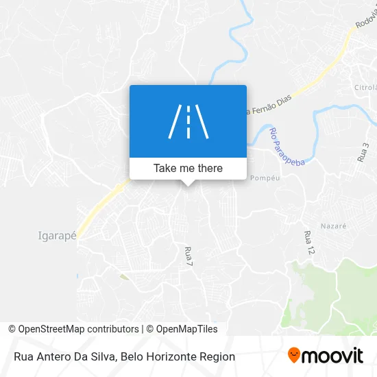Rua Antero Da Silva map