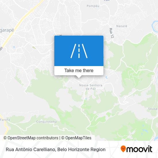 Rua Antônio Carelliano map
