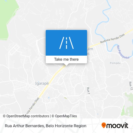 Rua Arthur Bernardes map
