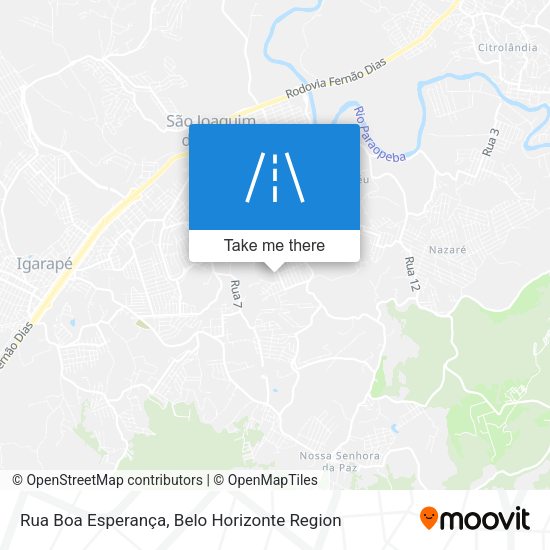 Rua Boa Esperança map