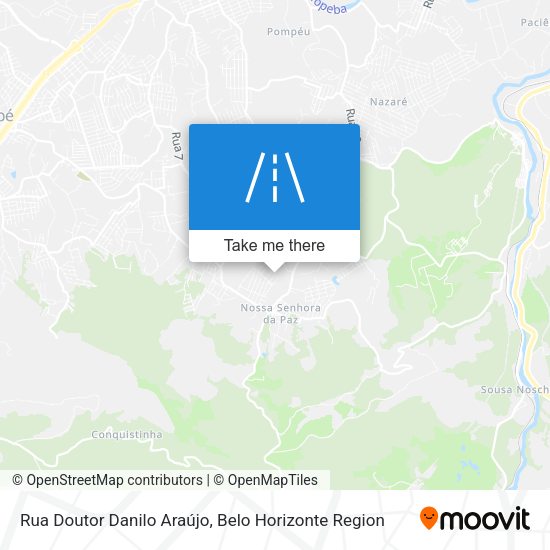 Rua Doutor Danilo Araújo map