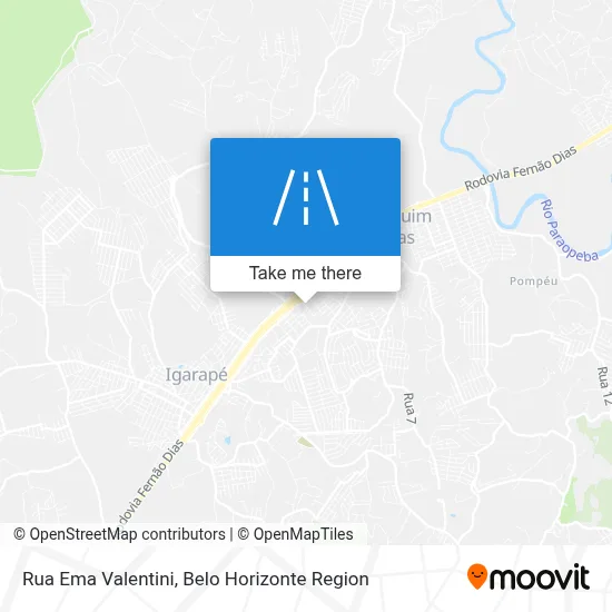 Rua Ema Valentini map