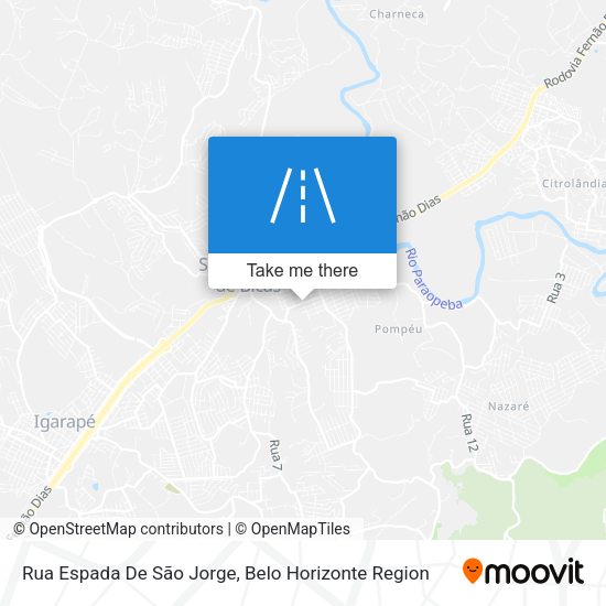 Rua Espada De São Jorge map