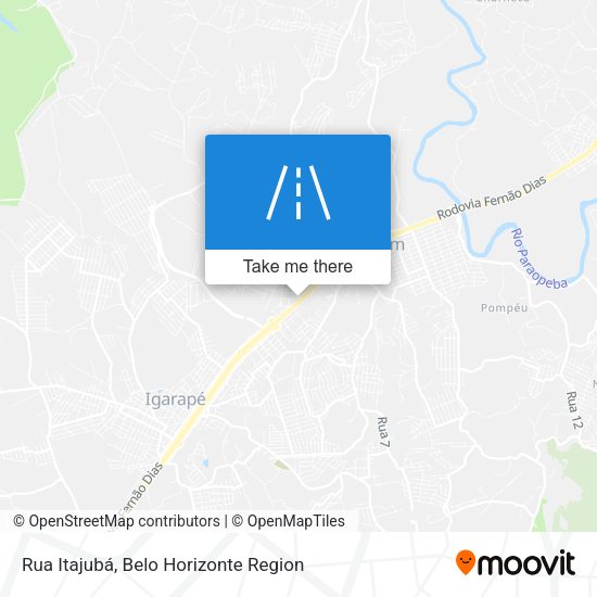 Rua Itajubá map