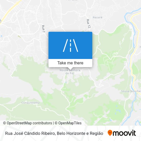 Rua José Cândido Ribeiro map