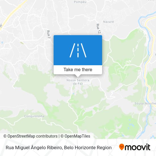 Rua Miguel Ângelo Ribeiro map