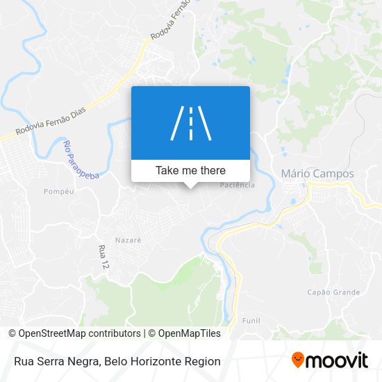 Rua Serra Negra map