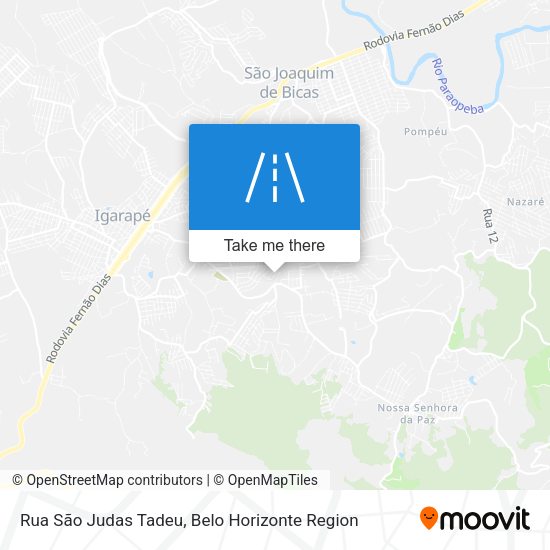 Rua São Judas Tadeu map
