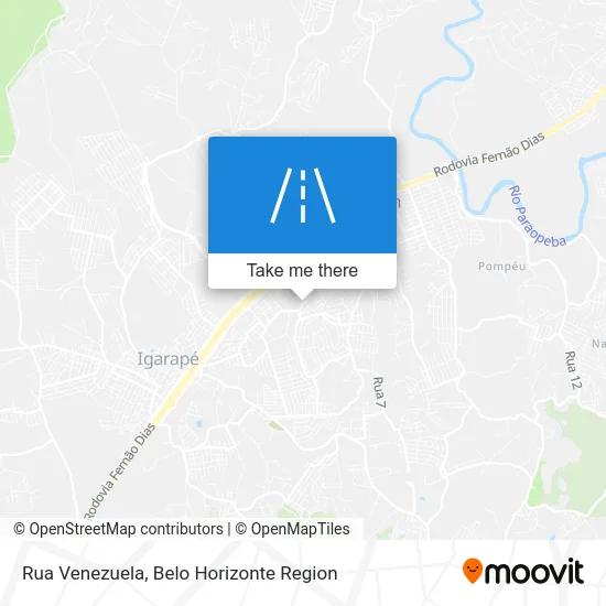 Rua Venezuela map