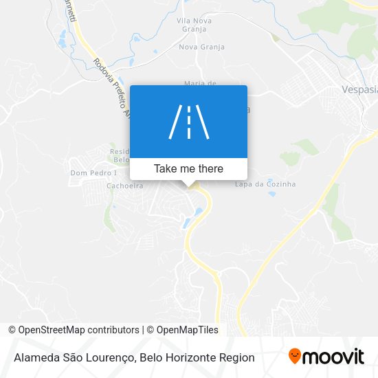 Alameda São Lourenço map