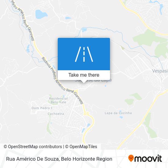 Rua Américo De Souza map