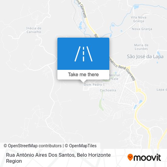 Rua Antônio Aires Dos Santos map