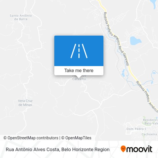 Rua Antônio Alves Costa map