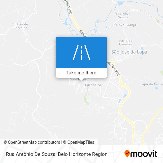 Rua Antônio De Souza map