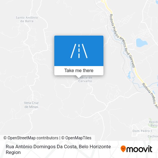 Rua Antônio Domingos Da Costa map