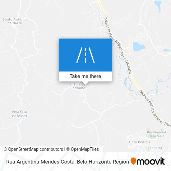 Rua Argentina Mendes Costa map