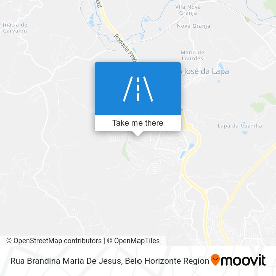 Rua Brandina Maria De Jesus map