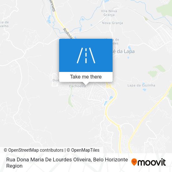 Rua Dona Maria De Lourdes Oliveira map