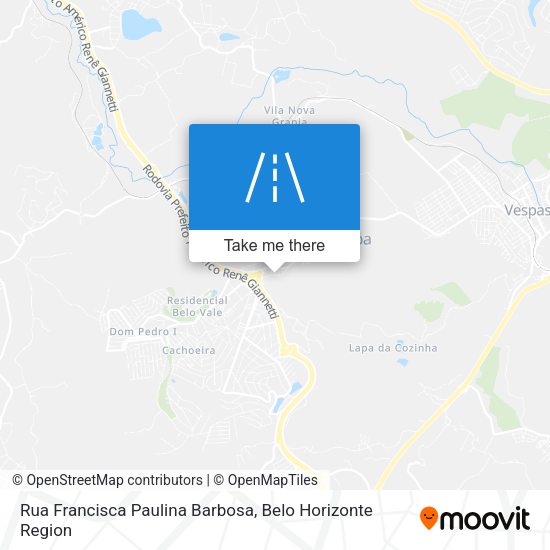 Rua Francisca Paulina Barbosa map