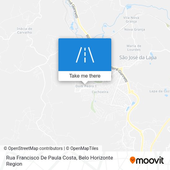 Rua Francisco De Paula Costa map