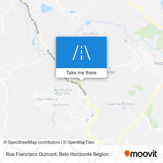Rua Francisco Dumont map