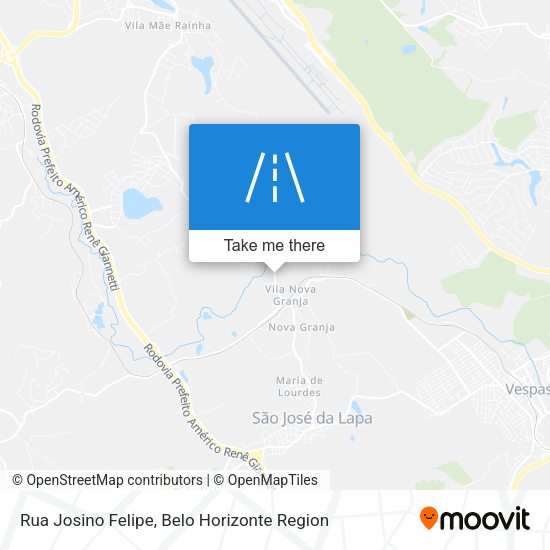 Rua Josino Felipe map