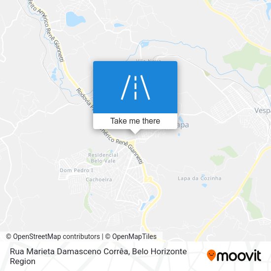 Rua Marieta Damasceno Corrêa map