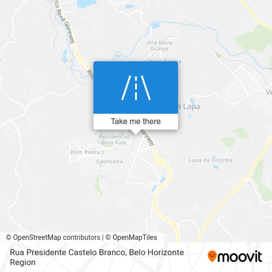 Rua Presidente Castelo Branco map
