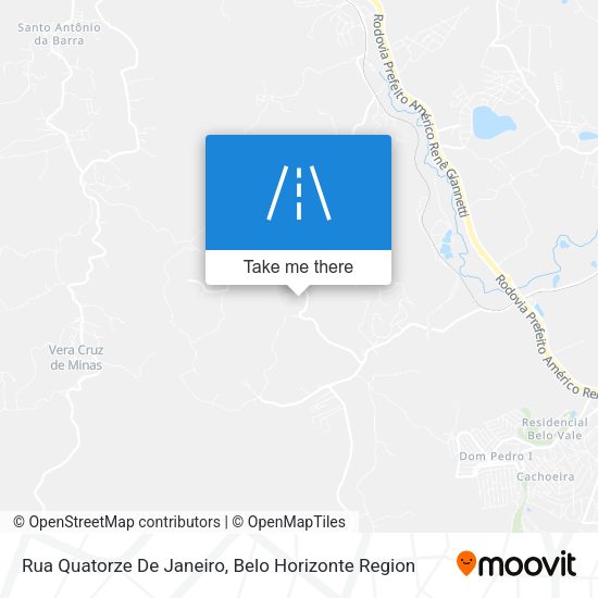 Rua Quatorze De Janeiro map