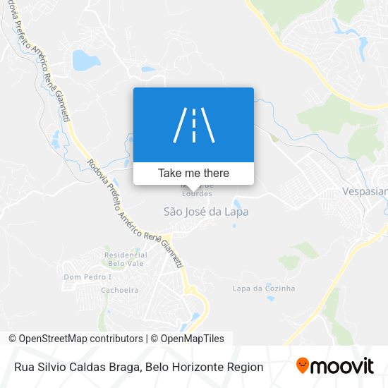 Rua Silvio Caldas Braga map