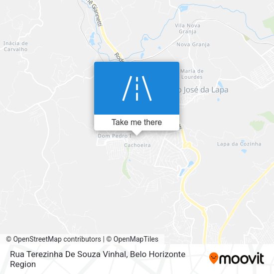 Rua Terezinha De Souza Vinhal map